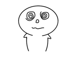 Head big baby sticker #11681372