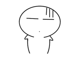 Head big baby sticker #11681376