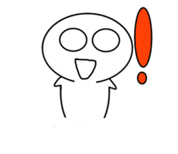 Head big baby sticker #11681379