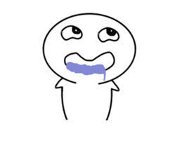 Head big baby sticker #11681381