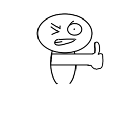 Head big baby sticker #11681393