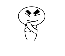 Head big baby sticker #11681394