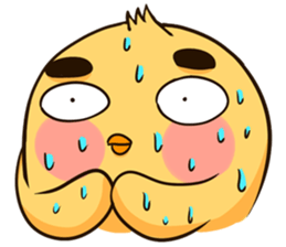 Yellow Chicken 2 sticker #11681929