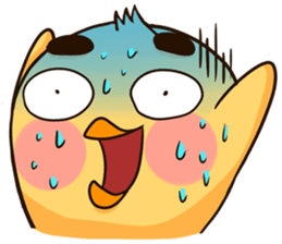 Yellow Chicken 2 sticker #11681930