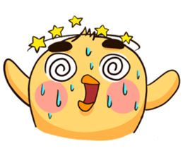 Yellow Chicken 2 sticker #11681931