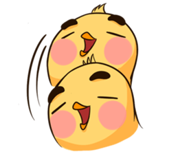 Yellow Chicken 2 sticker #11681932