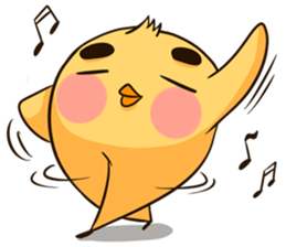 Yellow Chicken 2 sticker #11681949