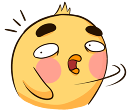 Yellow Chicken 2 sticker #11681950