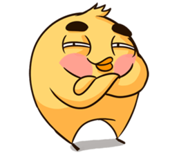 Yellow Chicken 2 sticker #11681951