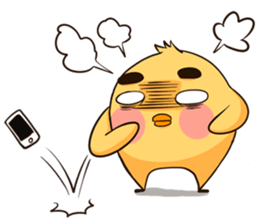 Yellow Chicken 2 sticker #11681954