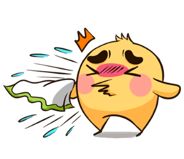 Yellow Chicken 2 sticker #11681957