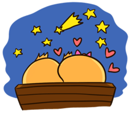 Yellow Chicken 2 sticker #11681959