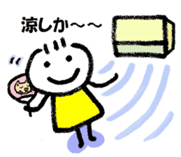 Daily life of Kanchan kumamoto dialect sticker #11682078