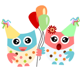 Owliver: Happy Life sticker #11682494