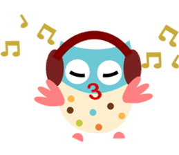 Owliver: Happy Life sticker #11682511