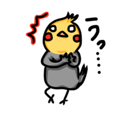 cockatiel named Konatsu sticker #11682886