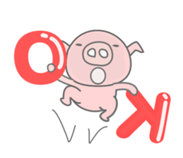 PINK Pig ! Early Summer Ver. sticker #11683008