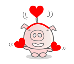 PINK Pig ! Early Summer Ver. sticker #11683009