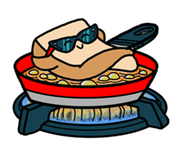 TOTOTOFU HOT SUMMER PAN sticker #11683050