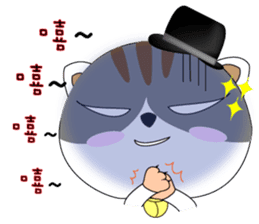 Hat cat's ordinary life 2 sticker #11683212