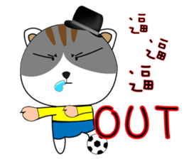 Hat cat's ordinary life 2 sticker #11683220