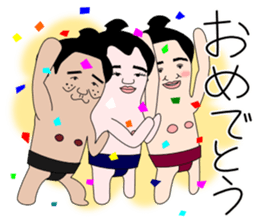 yuruyuru sumo wrestlers Vol.2 sticker #11683315