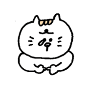 Kawaii White Kitty 2 sticker #11683389