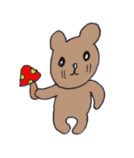 Molly of the bear cub sticker #11683726