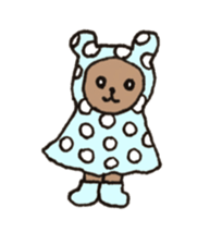 Molly of the bear cub sticker #11683732