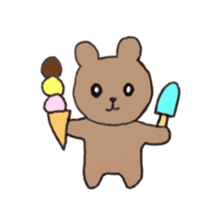 Molly of the bear cub sticker #11683735