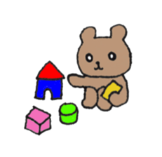 Molly of the bear cub sticker #11683743