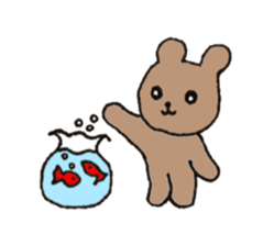 Molly of the bear cub sticker #11683745