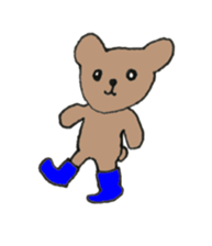 Molly of the bear cub sticker #11683746