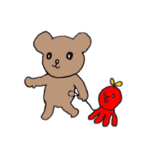 Molly of the bear cub sticker #11683752