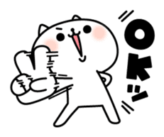 The exaggerated too cat 3 (everyday use) sticker #11683768