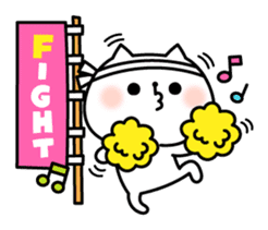 The exaggerated too cat 3 (everyday use) sticker #11683776