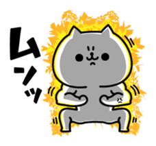 The exaggerated too cat 3 (everyday use) sticker #11683781