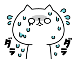 The exaggerated too cat 3 (everyday use) sticker #11683784