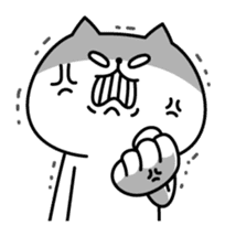 The exaggerated too cat 3 (everyday use) sticker #11683790