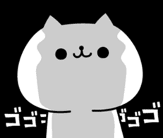 The exaggerated too cat 3 (everyday use) sticker #11683791