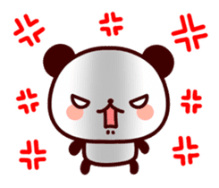 Feelings various panda Simple sticker #11684197