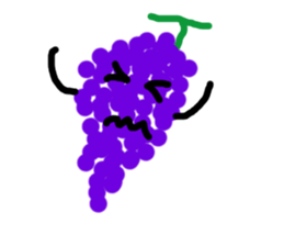 cute vegetables and fruits sticker #11684542