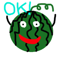 cute vegetables and fruits sticker #11684543