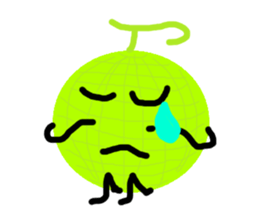 cute vegetables and fruits sticker #11684545