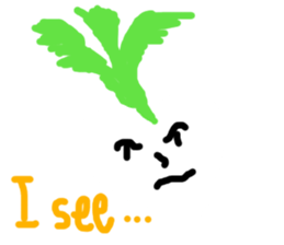 cute vegetables and fruits sticker #11684549