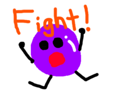 cute vegetables and fruits sticker #11684554