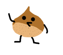 cute vegetables and fruits sticker #11684558