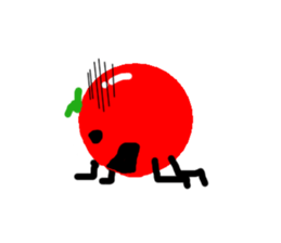 cute vegetables and fruits sticker #11684559