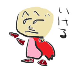 henohenomoheji man sticker #11685390