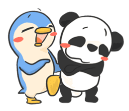 Penguin & Panda ver.Funny sticker #11685457
